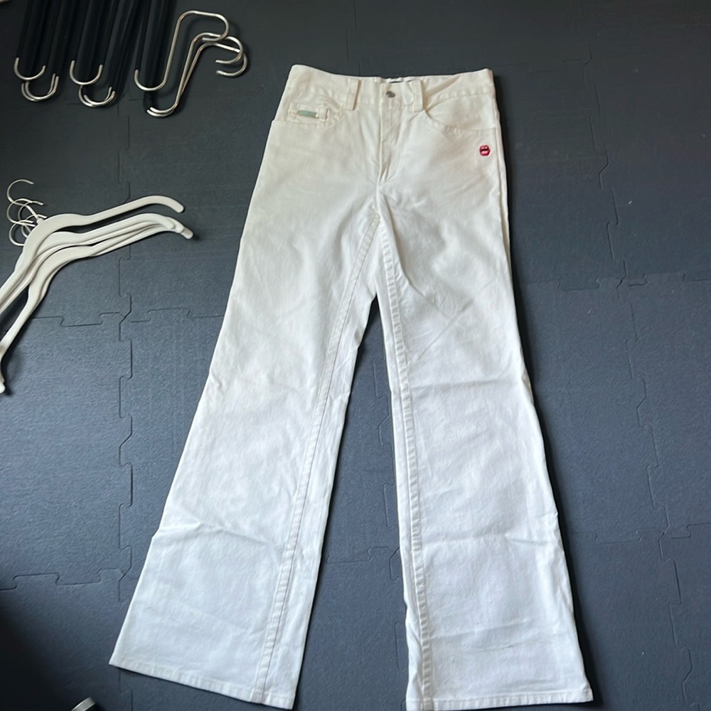 BRAND NEW Marc Jacobs White Flare Jeans- Long!